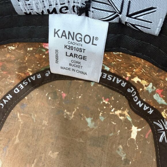 Kangol Cork Bucket Hat Tan Multicolor Size Large Unisex - Picture 4 of 9